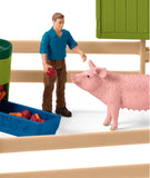 #42605 1/20 Yellow Barn with Animals & Accessories