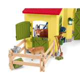 #42605 1/20 Yellow Barn with Animals & Accessories