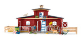 #42606 1/20 Large Red Barn with Animals & Accessories