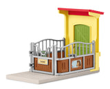 #42609 1/20 Pony Box with Iceland Pony Stallion