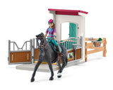 #42709 1/20 Horse Stall with Horse Club Lisa & Storm