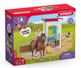 #42710 1/20 Horse Stall with Horse Club Hannah & Cayenne