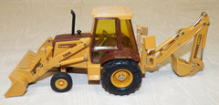 #SY410 1/32 Case 580K Backhoe Loader - Cracked Cylinders & Tire, AS IS