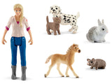 #42502S 1/20 Veterinarian Practice with Pets Playset