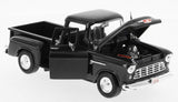 #73236AC-BK 1/24 Black 1955 Chevy Stepside Pickup
