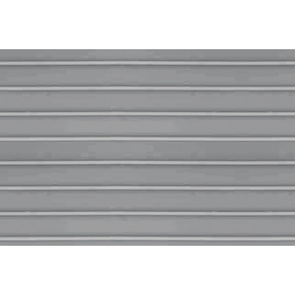 #97408 O-Scale Ribbed Roof Plastic Pattern Sheet