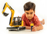 #02467 1/16 Caterpillar Mini Excavator with Worker