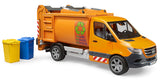 #02682 1/16 MB Sprinter Garbage Truck with Garbage Cans