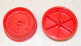 #07-025CA 1/16 Orange Plastic Rear Type 6 Rim, pair