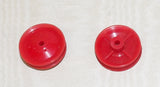 #07-093 1/16 Plastic Red Front Rims - pair