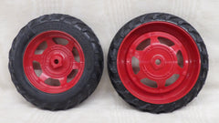 #07-119 1/16 all Plastic International Tires & Rims - pair