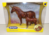 #10082 1/9 Cyrus & Solana Unicorn Stallion & Foal Set - Broken Horn AS IS