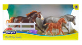 #B-FS-10229 1/12 Playful Pony Horse Family Set