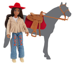 #B-FS-10719 1/12 Sylvie, Western Rider & Tack Playset
