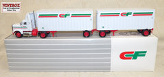#116-502 1/53 CF Consolidated Freight Freightliner with Dual Pup Trailers, Pre-Owned