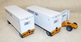 #117-600 1/53 CWX Con-Way Western Express Ford with Dual Pup Trailers, Pre-Owned