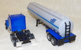 #1184 1/64 Art Papi Transfer Ford LTL-9000 with Sleeper & Tanker Trailer - No Package, AS IS