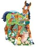 #11940 Pony Playtime Shaped Puzzle, 100-pc.