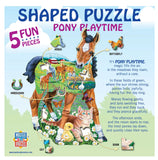 #11940 Pony Playtime Shaped Puzzle, 100-pc.