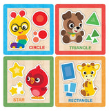 #12648 Baby Einstein 4 Chunky Wood Animal Puzzles