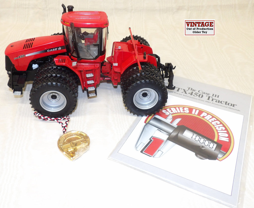 #14102 1/32 Case-IH STX450 4WD Tractor with Triples, #1 Precision Series II - Missing Mirror, AS IS