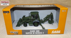 #14510 1/50 Case 580 Super M Series 2 Backhoe Loader, Military Green