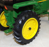 #15160 1/16 John Deere 4450 Row Crop Tractor - Cracked Rim, No Box, AS IS