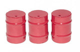 #200819 1/16 Red Rodeo Barrels, 3 pc.