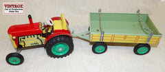 #20203 1/32 Zetor Wind-up Tractor & Trailer Set