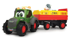 #204115011 Fendti Fendt Tractor & Animal Trailer Set with Sound