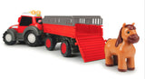 #204115012 Massey Ferguson Tractor & Animal Trailer Set with Sound