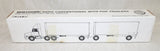 #2086 1/64 Hyman Freightways WhiteGMC Aero Conventional with Pup Trailers