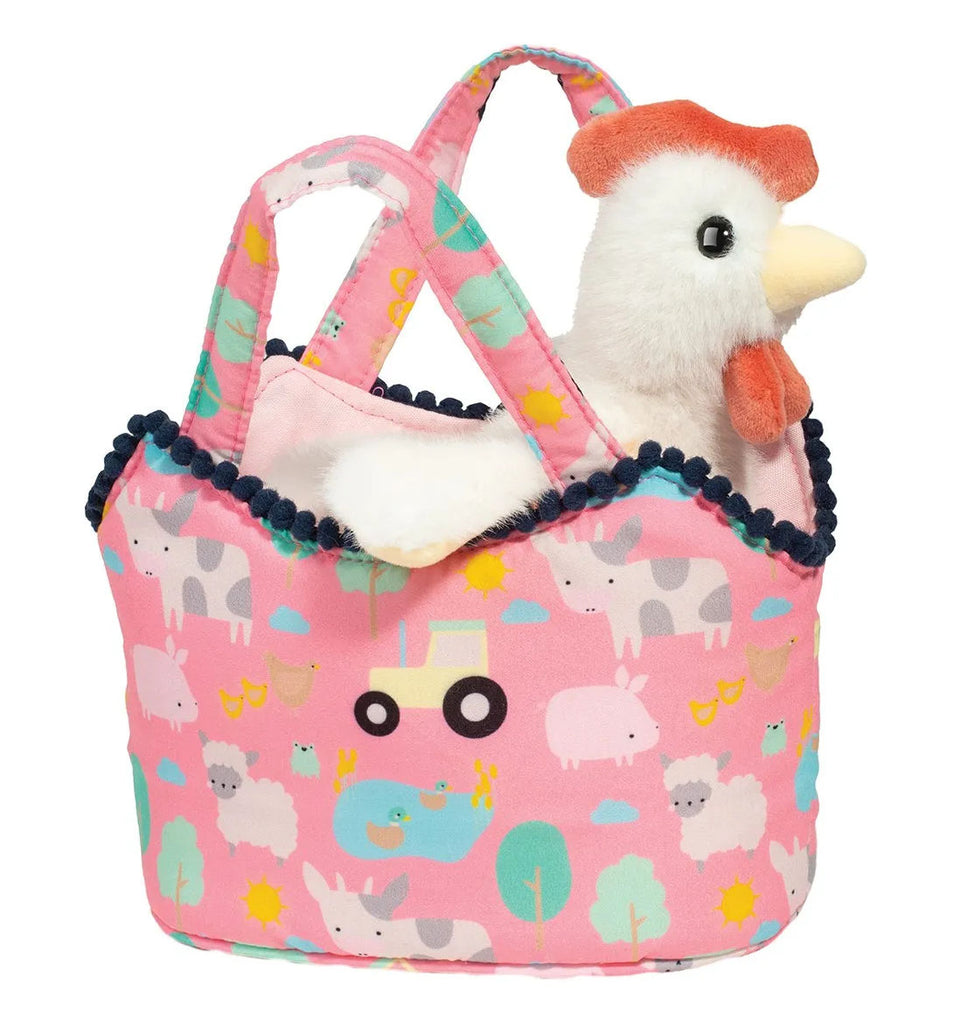 #2156D Farm Friends Sassy Sak with White Hen