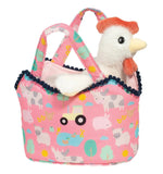 #2156D Farm Friends Sassy Sak with White Hen