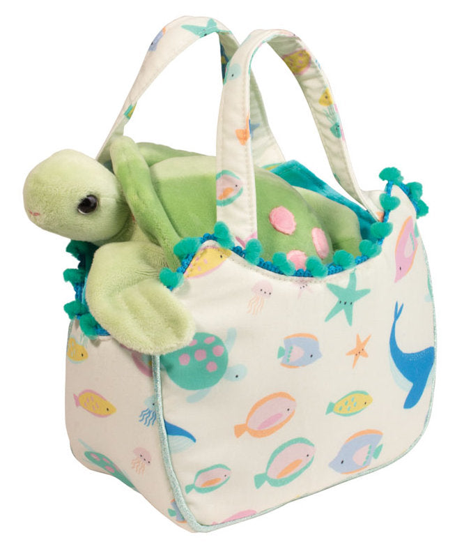 #2218D Ocean Friends Sassy Sak with Turtle Plush
