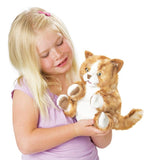 #2845FM Orange Tabby Kitten Puppet