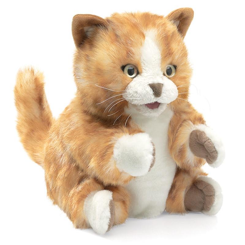 #2845FM Orange Tabby Kitten Puppet