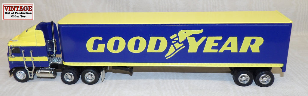 #30031 1/64 Goodyear Kenworth K100E COE with Trailer - No Box, AS IS