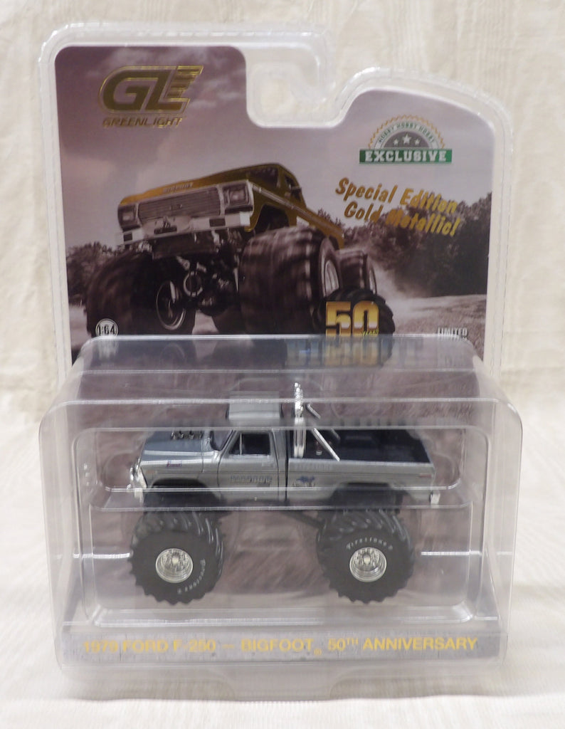 #30552R 1/64 Bigfoot #1 1974 Ford-F-250 Monster Truck 50th Anniversary Edition Raw Metal Chase