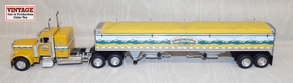 #30884 1/64 Wheat Montana Peterbilt 379 with Wilson Grain Trailer
