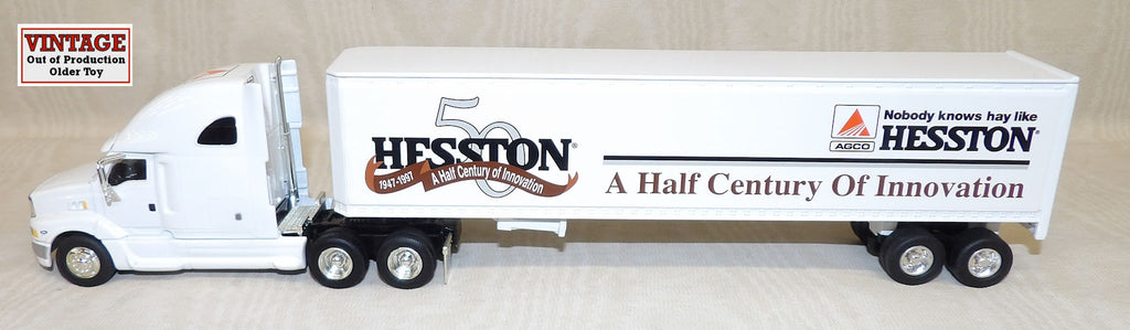 #31017 1/64 Hesston 50th Anniversary Ford Aeromax Tractor with Trailer