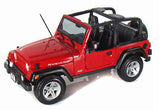 #31663RD 1/18 Red 2013 Jeep Wrangler Rubicon