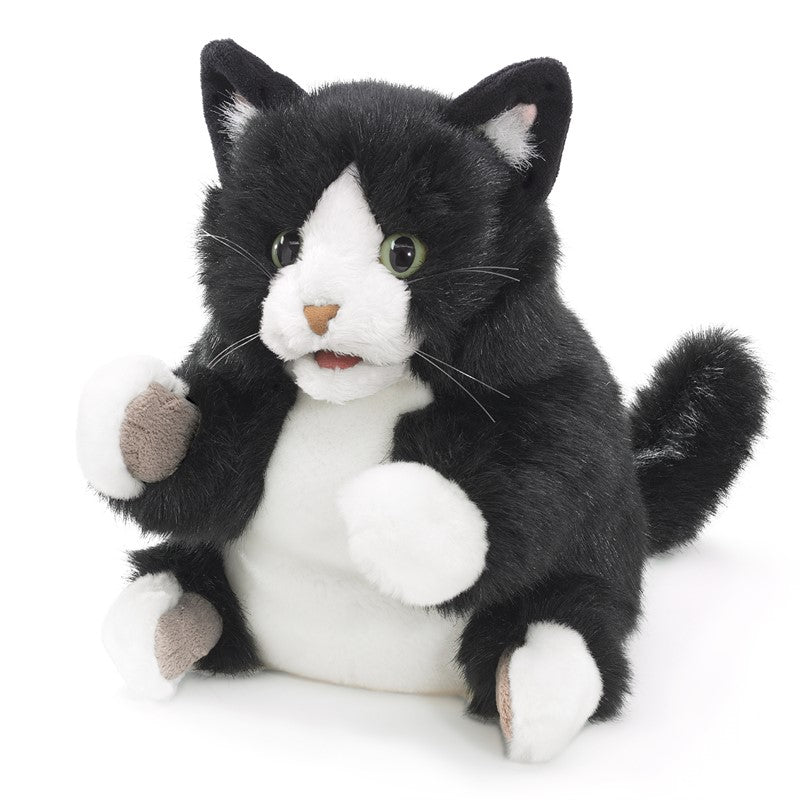 #3179FM Tuxedo Kitten Hand Puppet