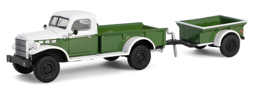 #32320-A 1/64 1950 Dodge Power Wagon with 1/4 Ton Cargo Trailer