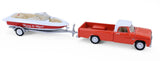 #32330-A 1/64 1967 Dodge D-100 Pickup with Boat & Trailer