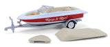 #32330-A 1/64 1967 Dodge D-100 Pickup with Boat & Trailer