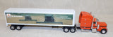 #32502 1/64 AGCO Gleaner Peterbilt 379 Conventional Semi with Coin Bank Trailer