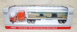 #32502 1/64 AGCO Gleaner Peterbilt 379 Conventional Semi with Coin Bank Trailer