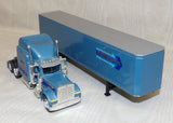 #32552 1/64 Werner Enterprises 379 Conventional Semi with Blue Coin Bank Trailer