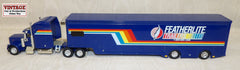 #32556 1/64 Featherlite Peterbilt 379 Conventional with Featherlite Transport Trailer